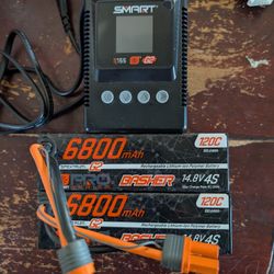 Spektrum 4s Lipo Batteries And Charger 