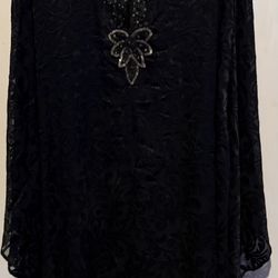 Long Black Dress Sz20