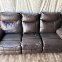 Leather Power Recliner