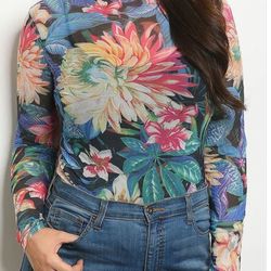 Sheer Bodysuit. Plus Size Top