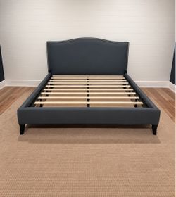 Crate & Barrel Colette King bed