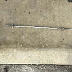 Curl Bar For Disc Weight 
