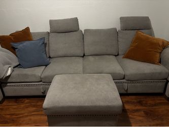 Couch and ottoman