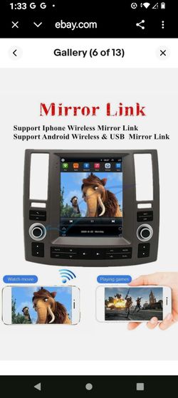 Car sterio for Infiniti FX35 FX45 2007-2009 Stereo Replacement Carplay Android