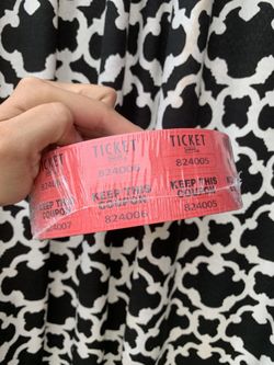 Red Double ticket