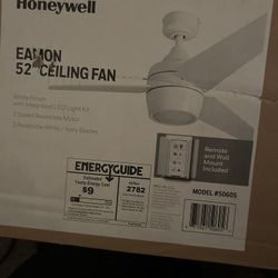 Honeywell 52 Inch Ceiling Fan Brand New $75