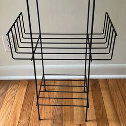 Vintage Metal Book/magazine Plant Stand