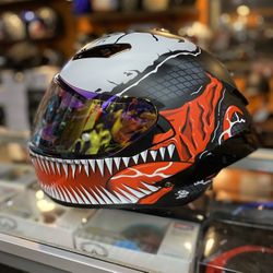 Venom Motorcycle Helmet New Dot Approved $170