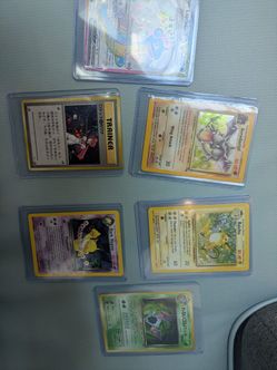 Vintage Holo Pokemon Cards