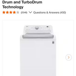 Lg electric washer and dryer almost brand new slightly used