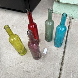 Decorative Glass Bottles With Fairy Lights