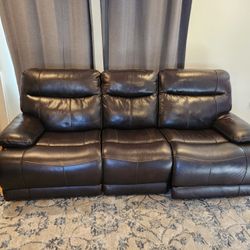 Moving Sale - Leather Couch 