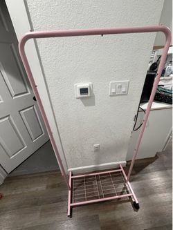 Pink clothes Rack