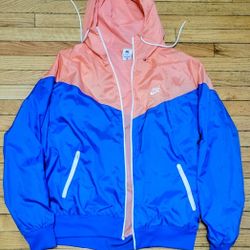 Nike The Windrunner Jacket TG/XL Pink Blue