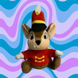 New NWT Disney Parks Resort Dumbo Timothy Plush Stuffed Animal 8 inch
