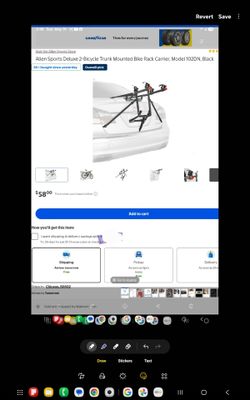 Brand new Allen Sports Ultra deluxe 2 bike rack