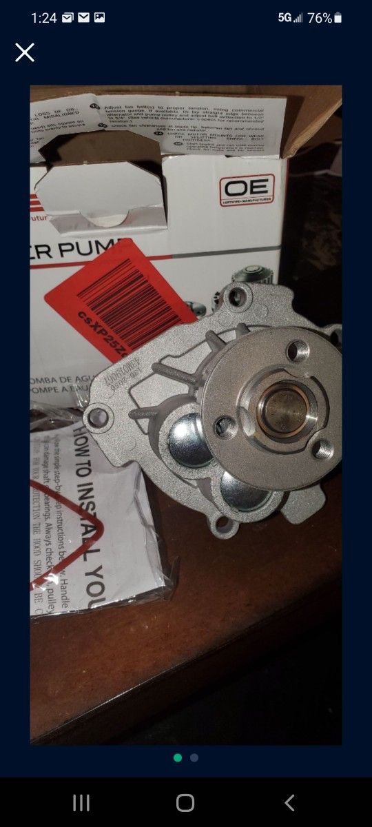 Chevy sonic water pump