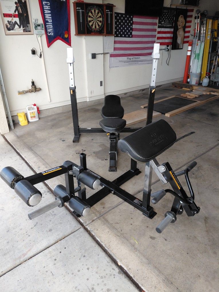 Powertec Brand Bench W Attachments