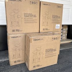 Vibrant Life 50inch Cat Tree Tower with Large Condo
