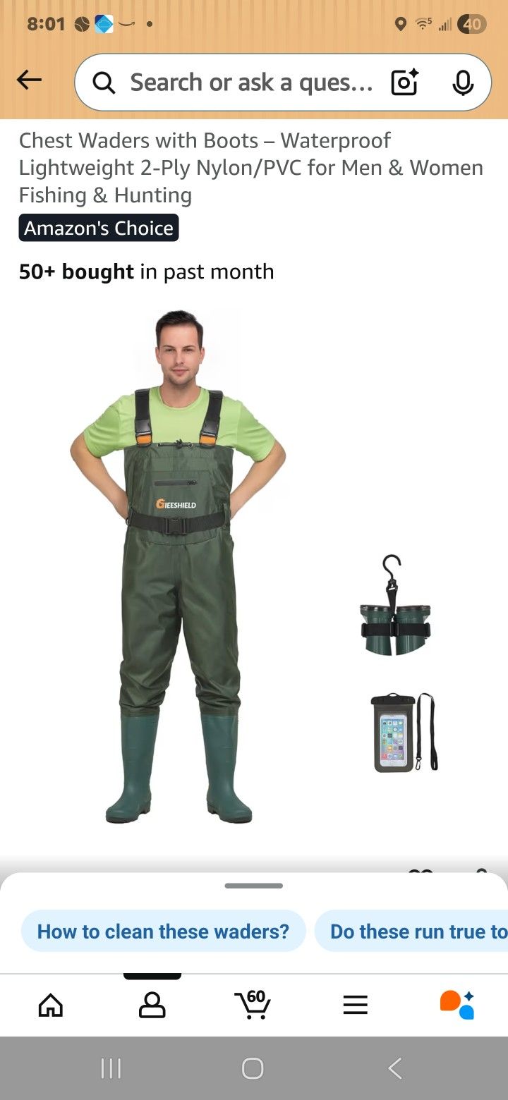 Chest Waders With Boots