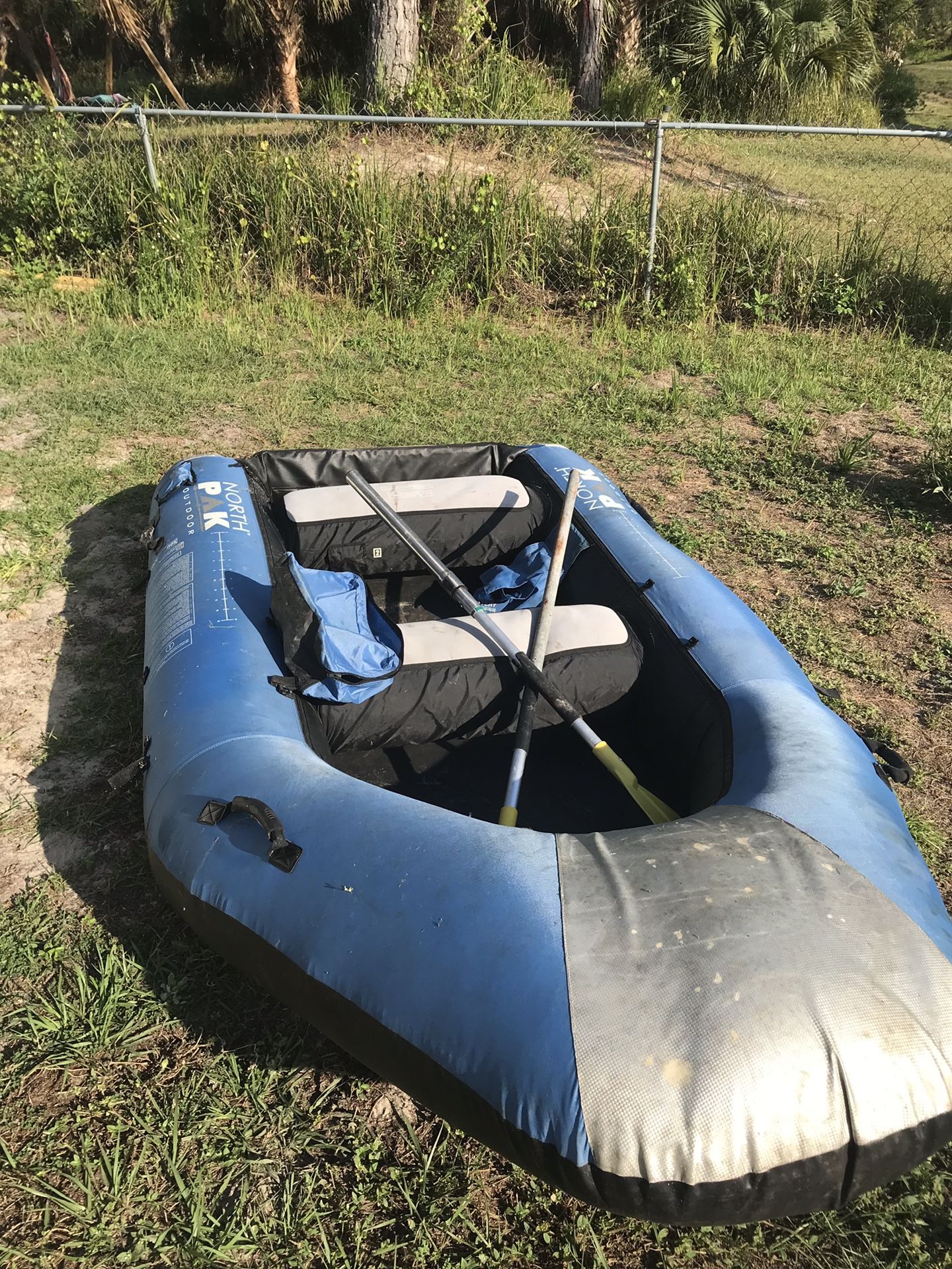North pak out door inflatable boat 7’