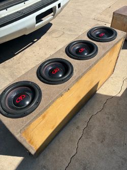 4 8” digital design subwoofers