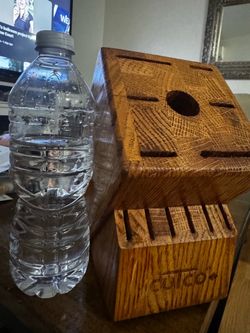 Cutco Wooden Knife Block
