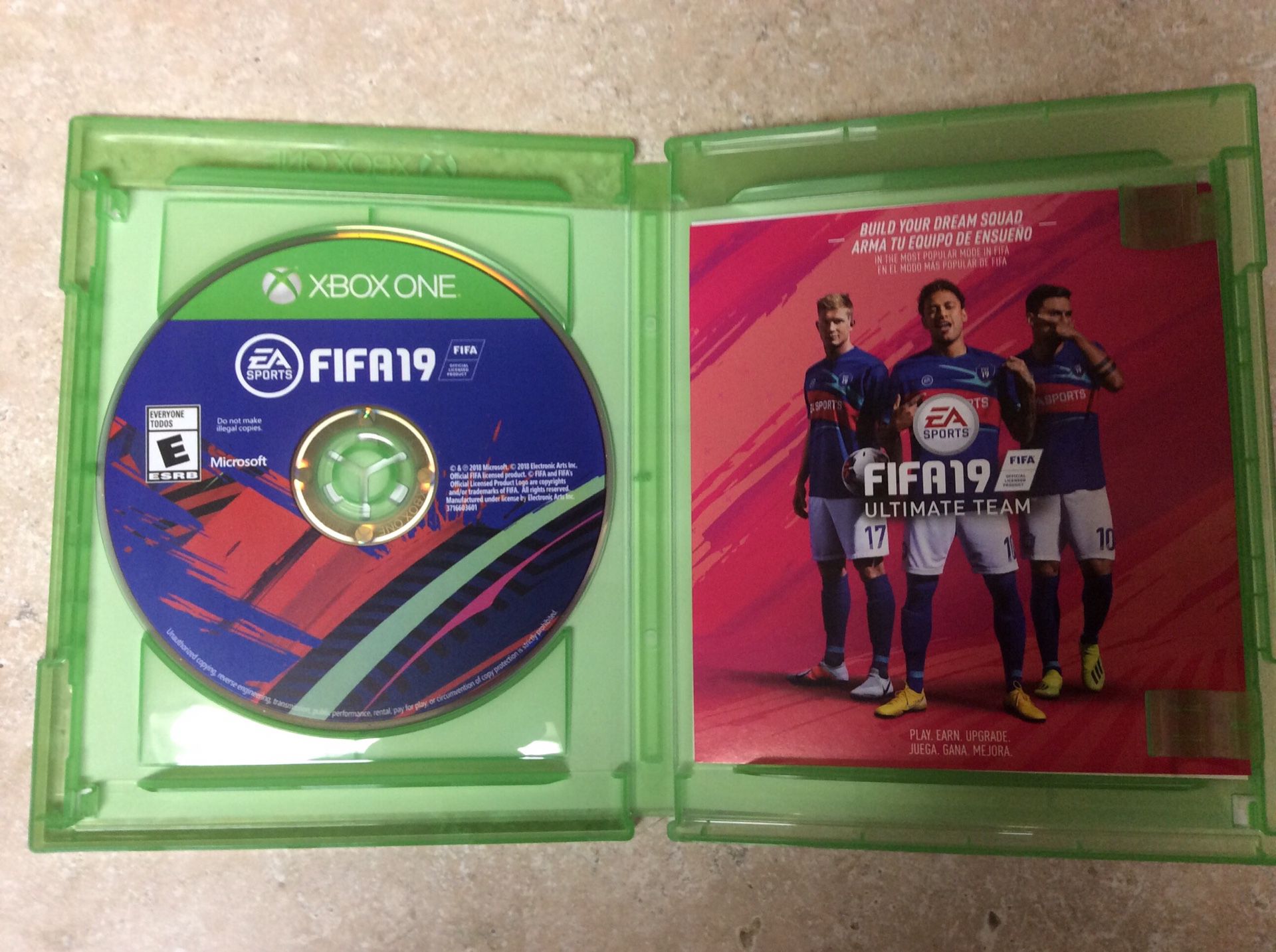 NEW OPEN BOX GAME FIFA19 - XBOX