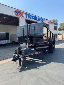 2026 RAWMAXX TELESCOPIC DUMP TRAILER 7x16 16K GVWR