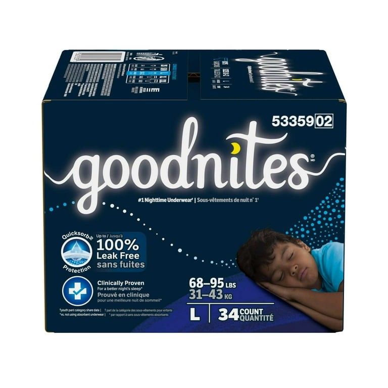 New Unopened Goodnites Pull Ups