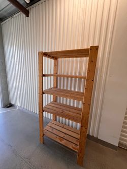 IKEA HEJNE Pine Shelving Unit