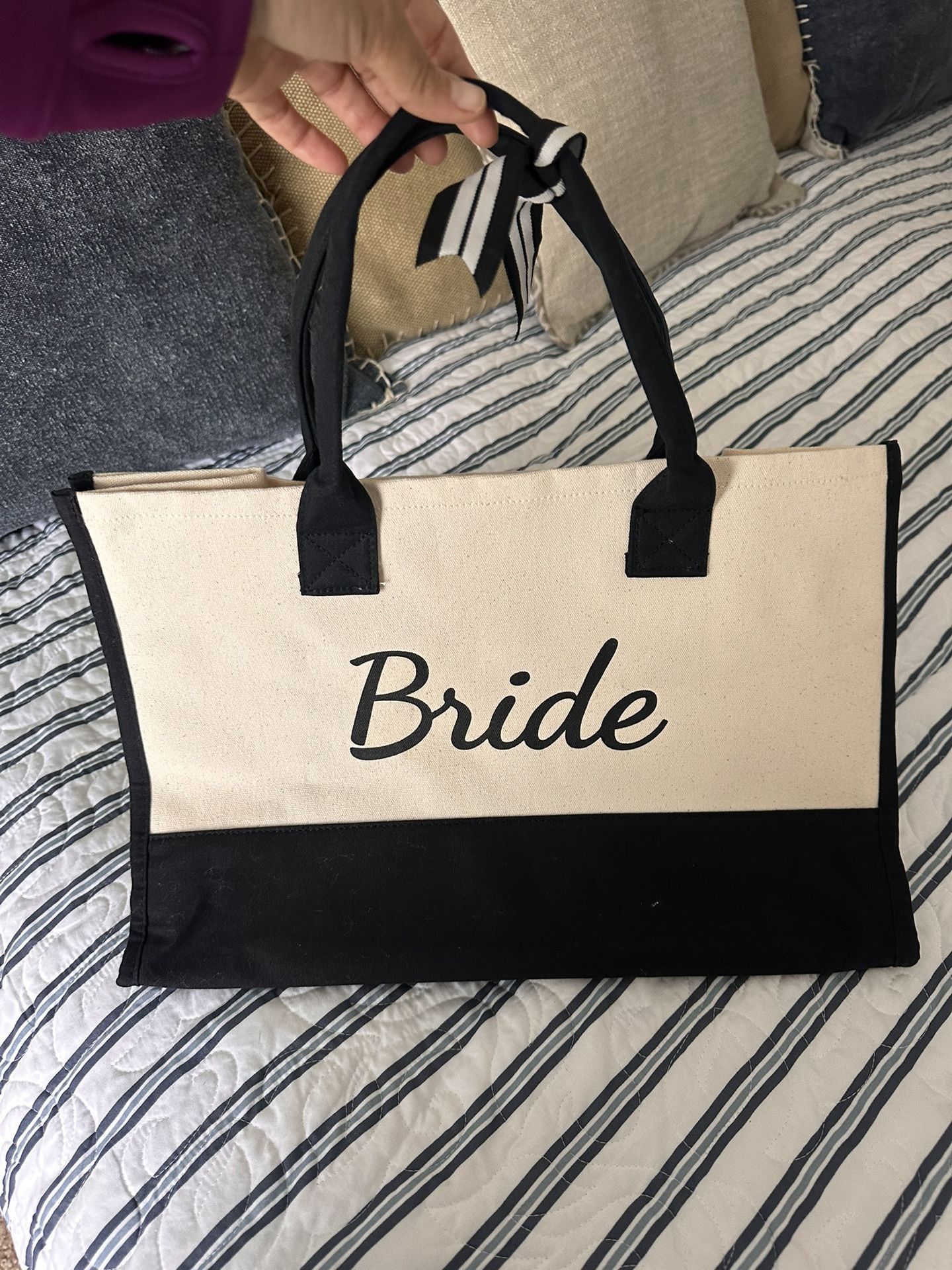 Bride Tote + Clutch purses + Make Up Bags For Wedding Or bachelorette