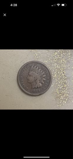 1869 Indian head cent