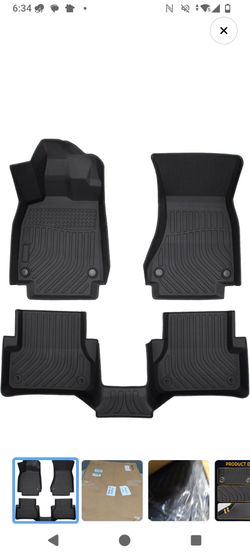 All-Weather TPE Floor Mats for Audi A6 (2012-2018) & S6 (2013-2018) - Custom Fit Full Set