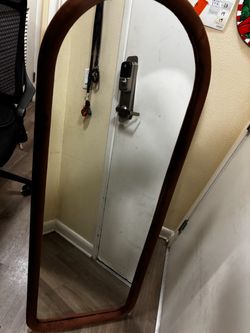 Arch Mirror Brown Frame