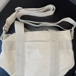 Adidas Corduroy Handbag With Adjustable Strap