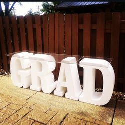 Large "GRAD" Letters For Sale!!