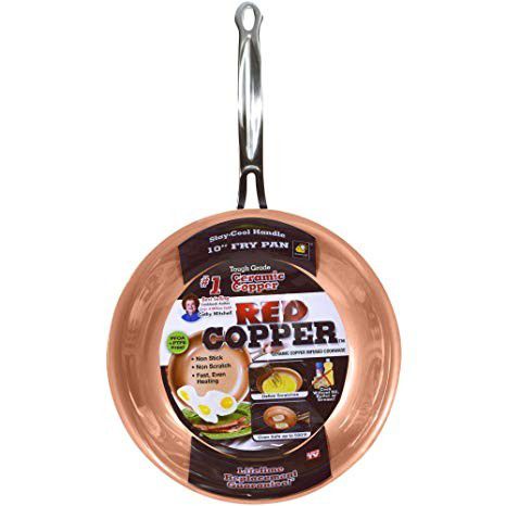 Red Copper 10" Fry Pan