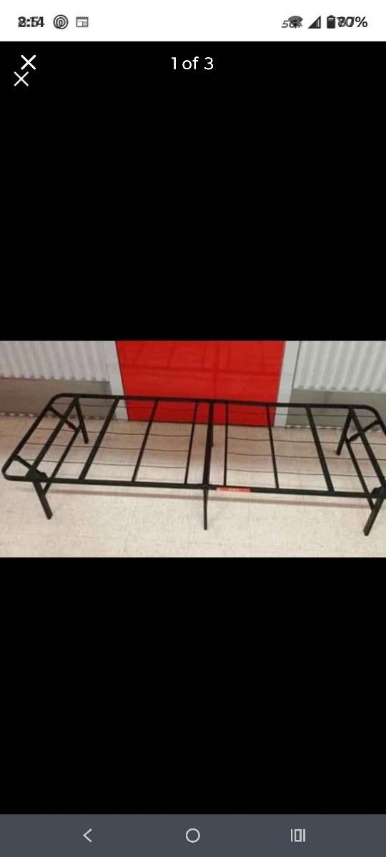 Amazon Basics Foldable Metal Platform Bed Frames – Twin XL