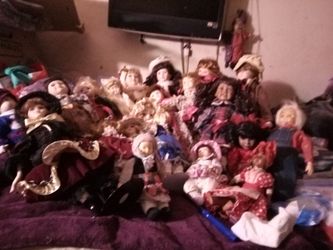 Porcelain collectable dolls
