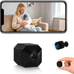 Brand new unopened   WiFi Mini Wireless Small Nanny Cam Real 1080P with Night Vision for Indoor Security, Tiny Secret Camaras Espias Ocultas for Baby/