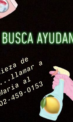 AYUDA DE LIMPIEZA CASAS