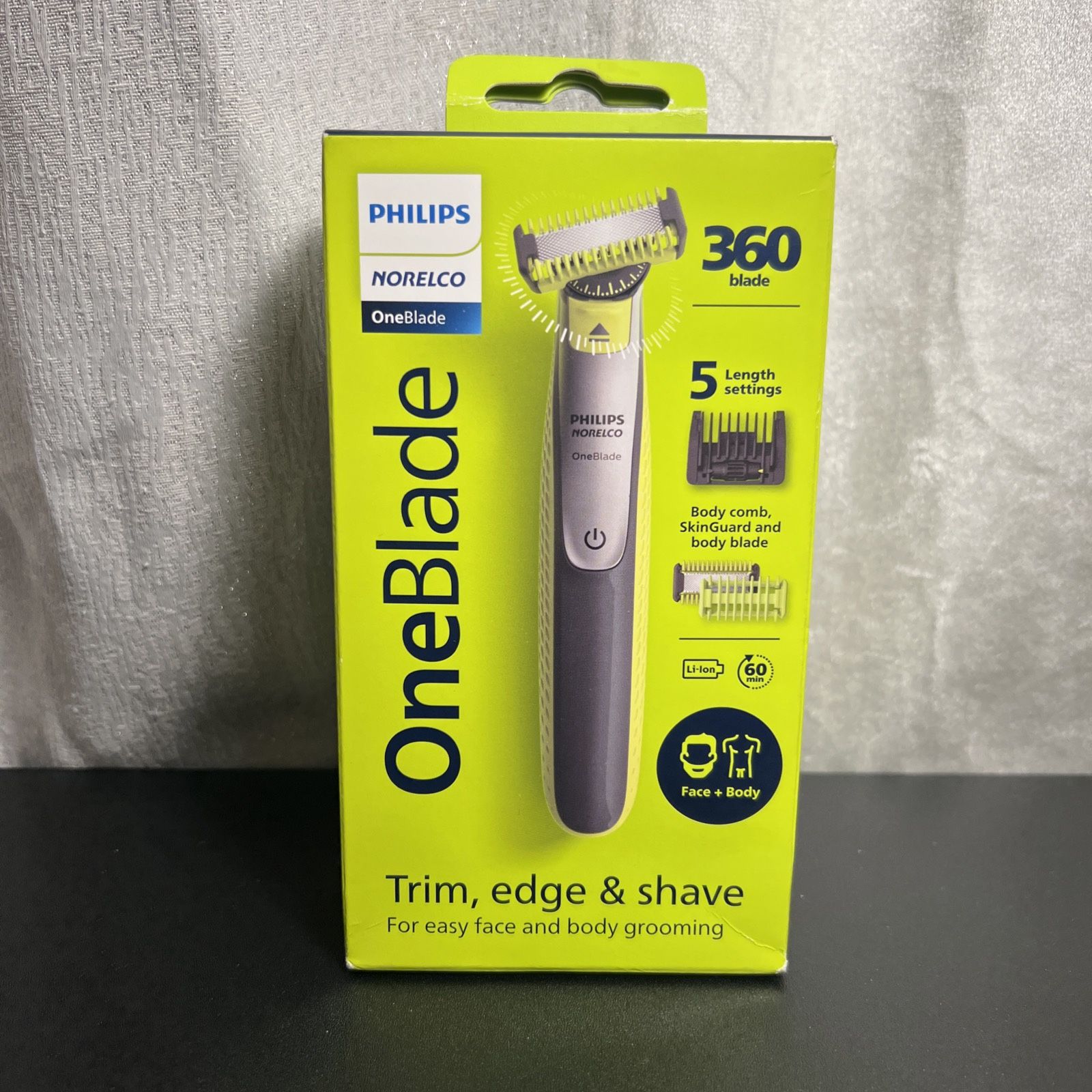 Philips Norelco Oneblade 360 Face + Body Hybrid Trimmer & Shaver - QP2834/70
