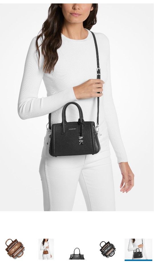 Michael Kors Extra Small Bag (Silver & Black)