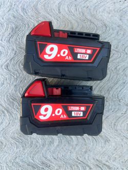 FOR MILWAUKEE 18V BATTERY REPLACEMENT 9AH