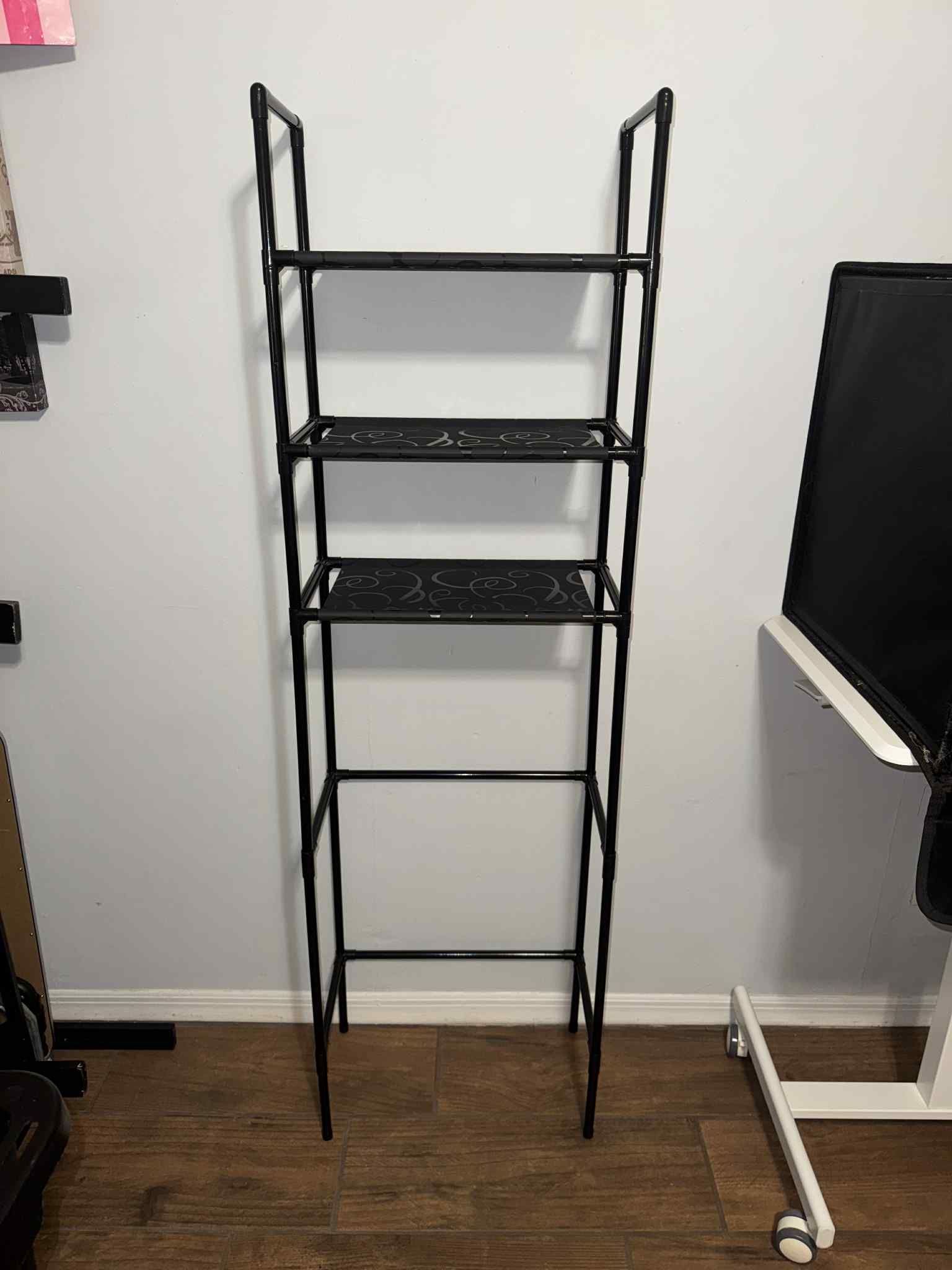 3 tier over toilet shelf stand