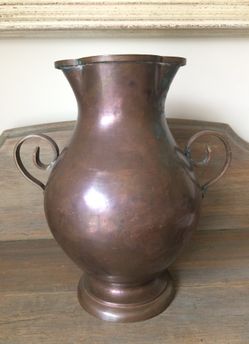 Pewter vase