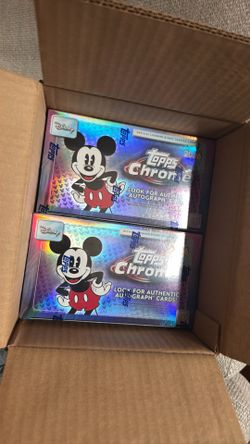 2026 TOPPS CHROME DISNEY Hobby Box Brand New Sealed
