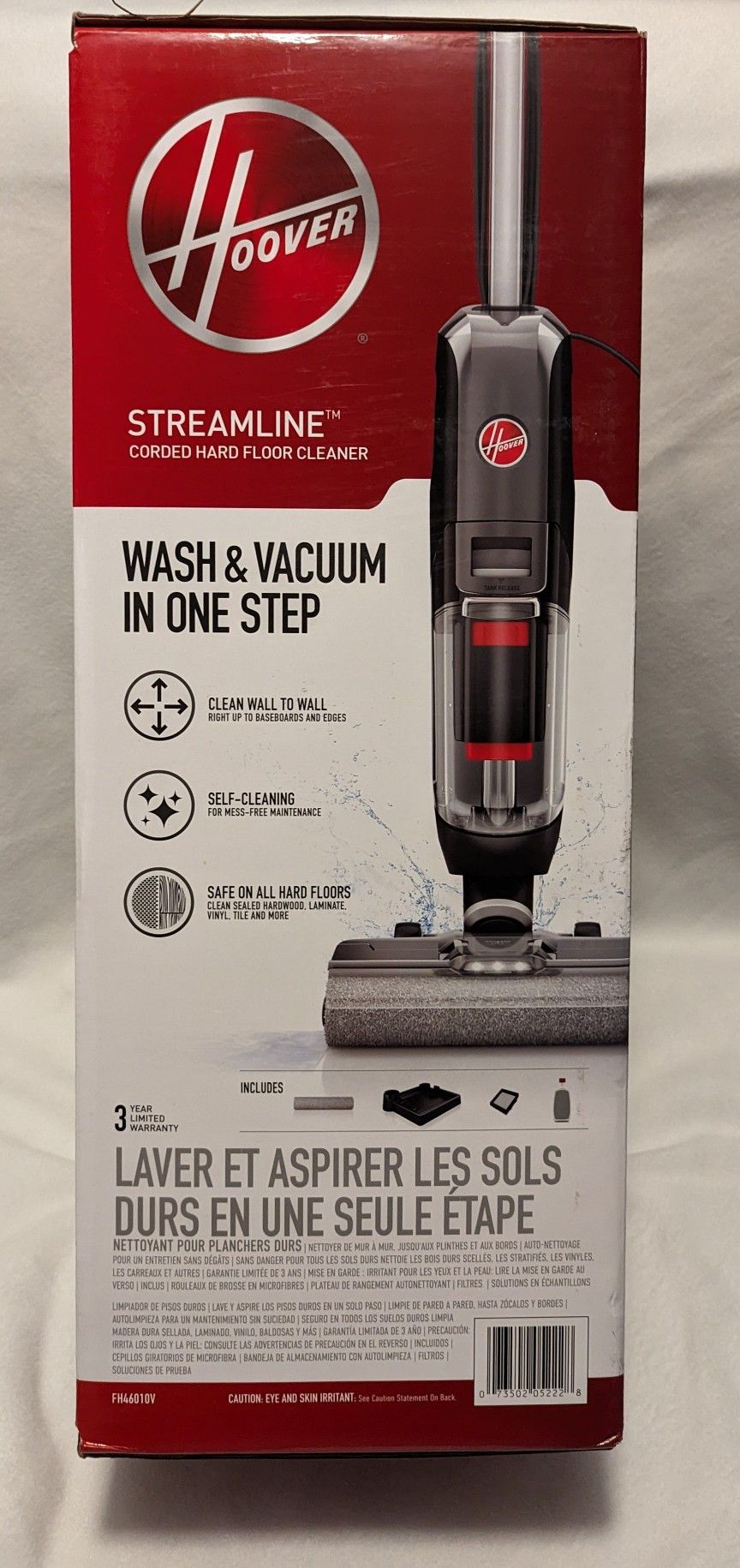 Hoover Streamline Vacuum Corded Hard Floor Cleaner and Vacuum