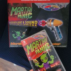 Nintendo Switch- Martian Panic Game & Laser Blaster 